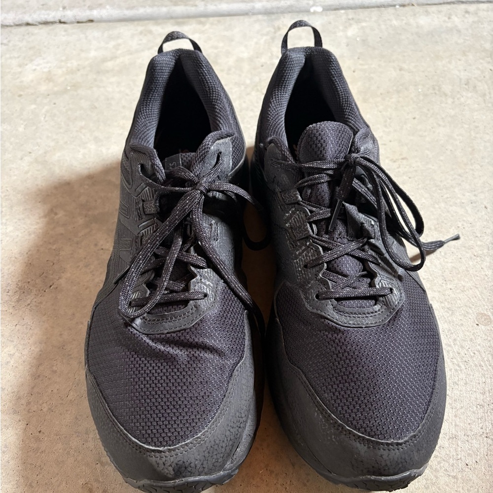 COPY - Asics Black Athletic Shoes with Breathable Mesh and Rubber Sole